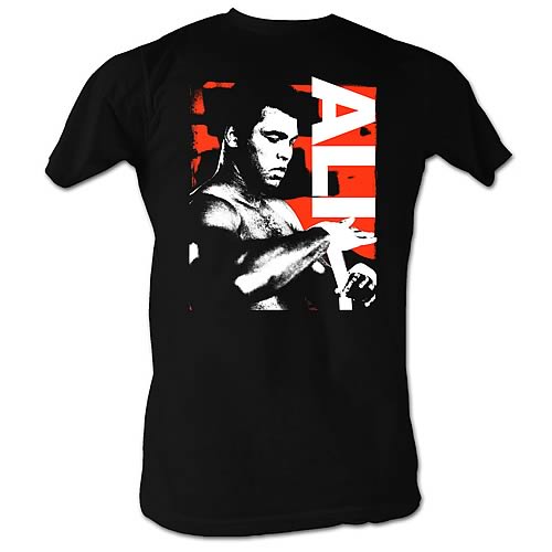 Muhammad Ali Getting Ready Black T-Shirt